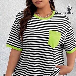 Vintage style striped shirt